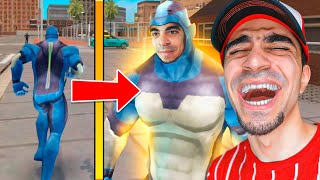 لعبة سيد الخارق " ضحك " 😂😂 - انقاذ المدينة من المخربين 😱🔥 | Rope Hero Vice Town screenshot 1