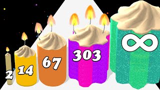 CANDLE SHOOTER 3D - ASMR Gameplay (Level Up Candle Run) screenshot 1