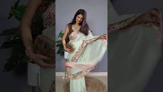 Bollywood celerity meesho saree haul | Saree code available in pin comment screenshot 5