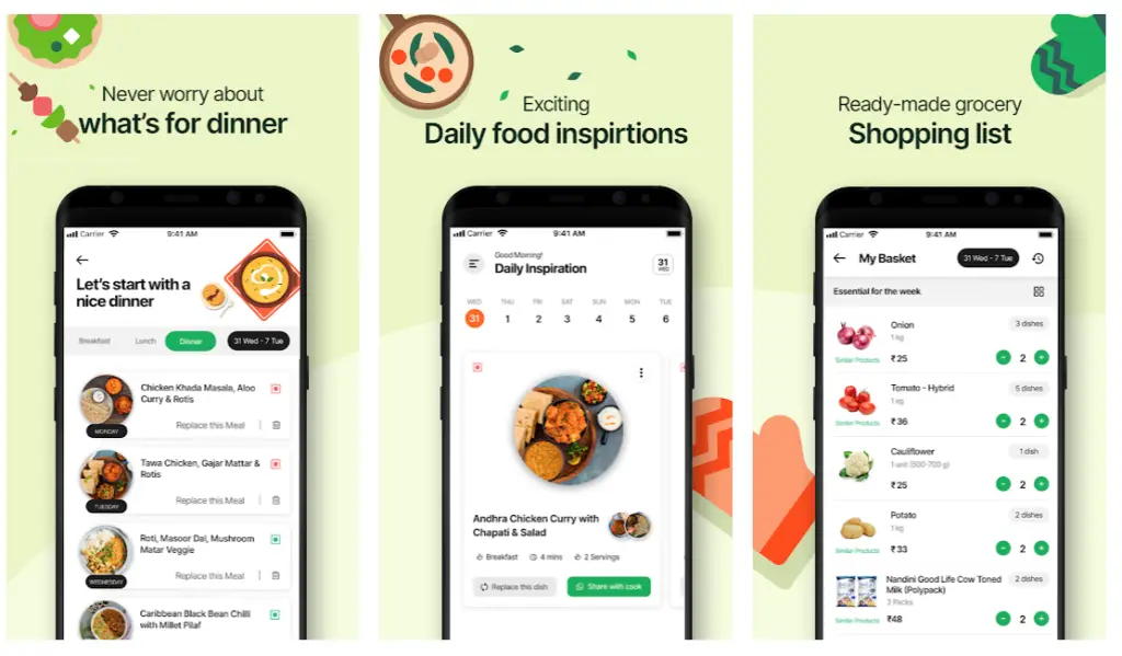 Zelish - Meal Planning, Grocery Shopping & Recipes