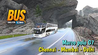 Bus Simulator Ultimate - Gameplay | Drive the Marco polo G7 Bus in Rain screenshot 5