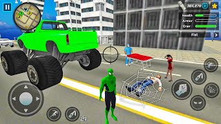 Spider Rope Hero Ninja Gangster Crime Vegas City #8 - Android Gameplay screenshot 5