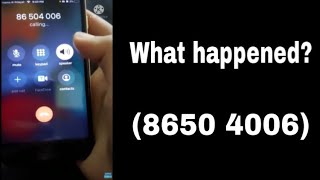 What happened when you call squid game number (8650 4006) screenshot 4