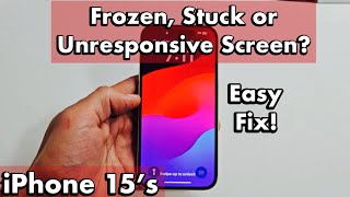 iPhone 15's: Frozen, Unresponsive or Stuck Screen? FIXED! screenshot 5