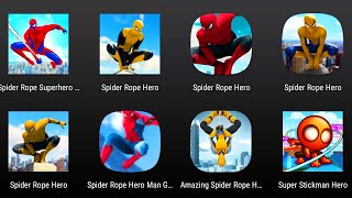 Spider Rope Super Hero Vice City Gangster Fighting,Gangster Crime City Battle,Super Swing Man screenshot 1