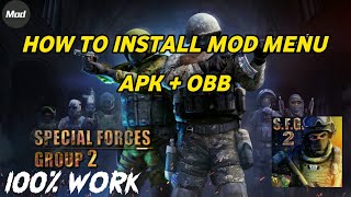 How to install apk menu mod and obb Special Forces Group 2 |Newest 2022 screenshot 3