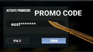 PROMO CODE (FREE KNIFE) STANDOFF 2 screenshot 4
