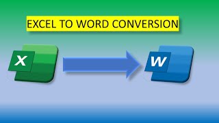 How to convert an Excel document into Word document| How to copy table from excel to Word screenshot 4