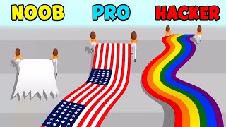 NOOB vs PRO vs HACKER - Flag Painters screenshot 2