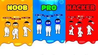 Dye Hard Gameplay - NOOB vs PRO vs HACKER (iOS/Android) screenshot 4