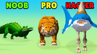 🤢 NOOB vs 😎 PRO vs 😈 HACKER - Animals Attack | Download App Store APK screenshot 1
