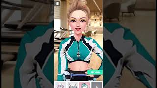 [FASHION SHOW GAME] What to wear to the gym? Workout Outfit Ideas for Girl | Dress Up &  Makeup Game screenshot 1