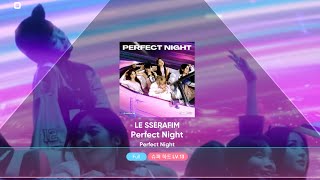 [Rhythm Hive] Perfect Night - LE SSERAFIM | SUPER HARD All Marv. #rhythmhive screenshot 5