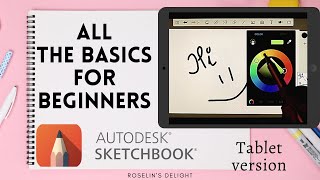 All the Basics you need to know about Autodesk Sketchbook(IOS & Android)|A Beginner's Guide|Free app screenshot 5