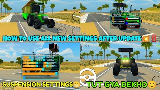 How to use all settings with Johndeere in Indian vehicles simulator 3d💥|Indian tractor game🔥 screenshot 4