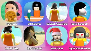 456 Survival, Squid Game 3D, Survival Play, Squid Survival, Squid Santa, Survival K Challenge screenshot 5