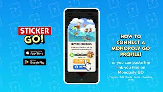 How to connect a Monopoly GO profile on Sticker GO! screenshot 3