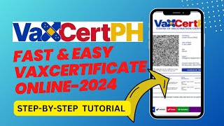 How to get Vaccination Certificate Online -2024|Fast & Easy Step-by-step Tutorial #vaxcertph2024 screenshot 3