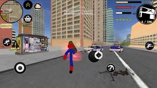 Spider Stickman Rope Hero Gangstar Crime screenshot 4