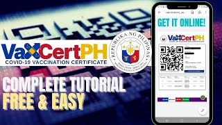 🔴VaxCertPH Tutorial: Get Your Free Digital Vaccination Certificate Online  Approved by IATF/BOQ screenshot 4