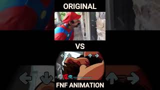 Original VS fnf Animation | in Ring Cam Mario Comparison screenshot 5