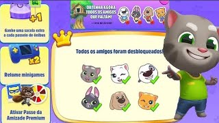 My Talking Tom Friends vip monthly subscription activated  All friends unlocked Gameplay Android ios screenshot 2