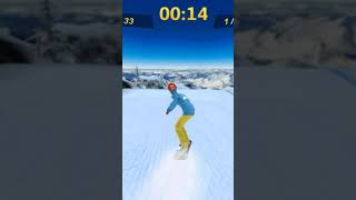 snowboard master 3d level-19 #shorts screenshot 2