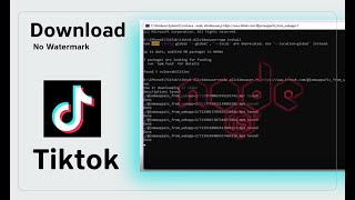 Tik Tok scrape all videos No watermark free in Node JS screenshot 5
