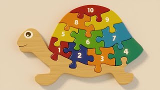 Turtle Numbers Puzzle | Learn to Count 1 to 10 screenshot 1