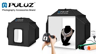 PULUZ 40cm Folding 72W 5500K Studio Shooting Tent Soft Box Photography Lighting Kit with 4 Colors screenshot 3