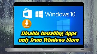 Disable Installing Apps only from Windows Store screenshot 5