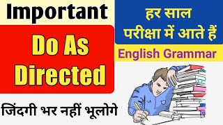 Important Do as directed | English Grammar Do as directed | Do as directed for Board Exams 2022 screenshot 2