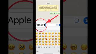 Add Apple Logo Emoji In Your Keyboard #shorts #iphone #apple screenshot 2