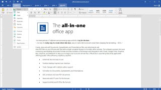 OfficeSuite for Windows Trailer screenshot 5