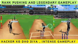 SUPER INTENSE GAMEPLAY WITH HACKER | RANK PUSH WITH LEGENDARY PLAYERS | CRICKET LEAGUE GAME screenshot 4