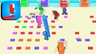 Bridge Race - All Levels Gameplay Android,ios (Levels 3-5) screenshot 1