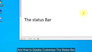 How to Customize The Status Bar in Microsoft Word screenshot 4