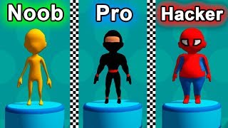 NOOB vs PRO vs HACKER - Fun Race 3D screenshot 1
