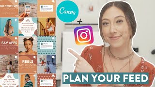 HOW TO PLAN YOUR INSTAGRAM FEED USING CANVA | Why I don't use planning or scheduling apps! screenshot 3