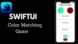 SwiftUI Color Matching Game Complete App screenshot 2