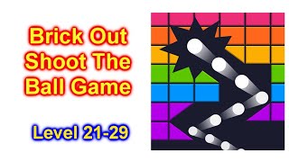 Brick Out - Shoot The Ball Game level 21-29 For Cell Phone Level screenshot 2