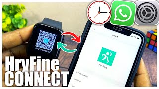 How To CONNECT Hryfine App To iPhone (12Hrs Time, Call Settings, WhatsApp, Dial Settings) screenshot 5