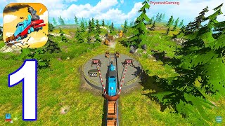Slingshot Train - Gameplay Walkthrough Part 1 All Levels (Android,iOS) screenshot 1