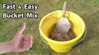 How to Mix small amount of Sand Cement Mortar by hand screenshot 5