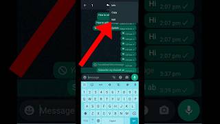 How To Edit WhatsApp Messages | WhatsApp Edit Message | WhatsApp New Update screenshot 1