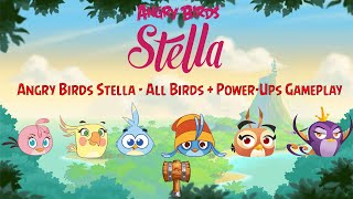 Angry  Birds Stella - All Birds + Power-Ups Gameplay screenshot 2