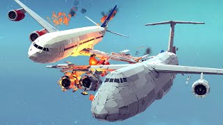 Airplane Crashes & Shootdowns #25 | Besiege screenshot 2