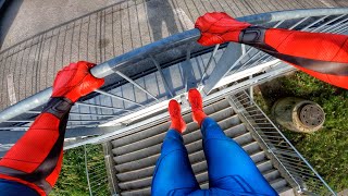 SPIDERMAN Parkour POV Game in Real Life screenshot 4