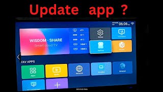 update app in smart tv/wisdom share smart tv screenshot 2
