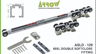 ARROW 80XL 2 way soft close damping sliding system. screenshot 4